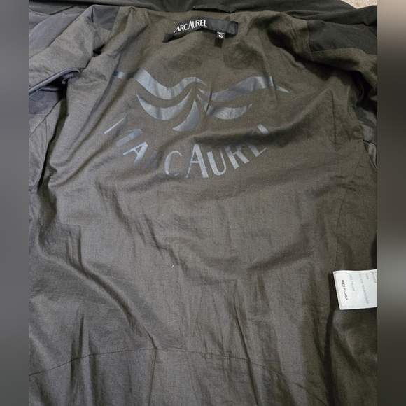 MARC AUREL Olive Green Belted Hidden Hood Jacket. Size 40/ Medium - Picture 11 of 16